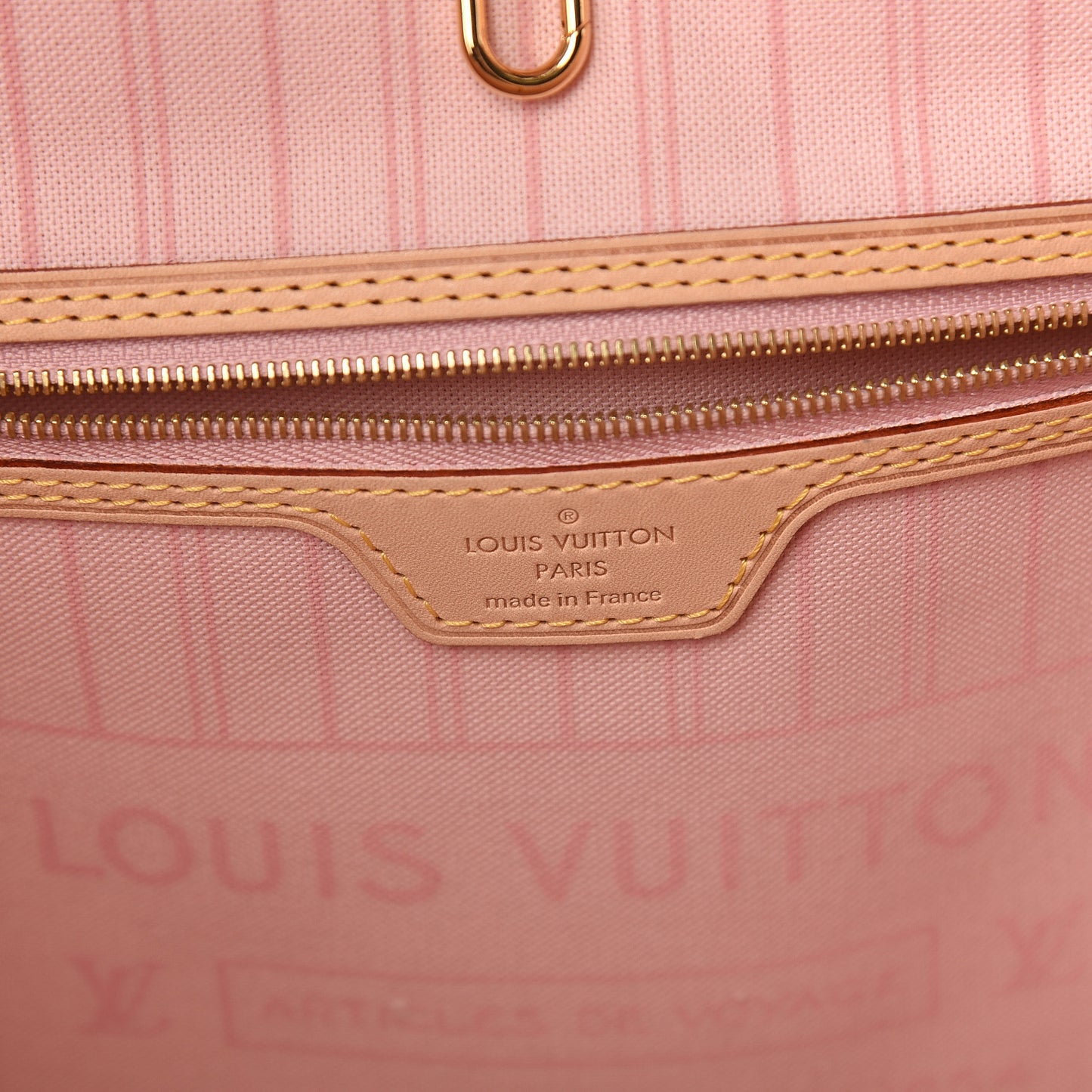 Damier Azur Neo Neverfull MM Rose Ballerine