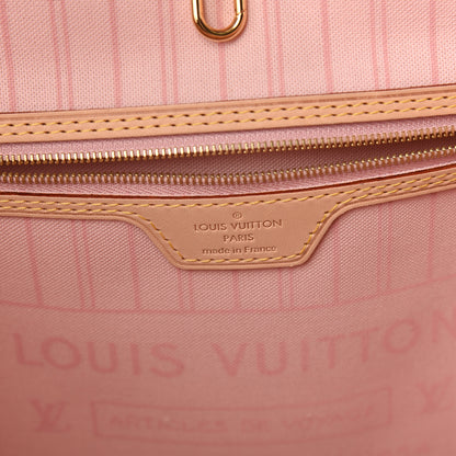 Louis Vuitton Damier Azur Neo Neverfull MM Rose Ballerine 5 of 10