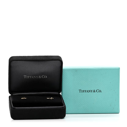 Tiffany 18K Yellow Gold Diamond Paloma Picasso Olive Leaf Earrings 5 of 5