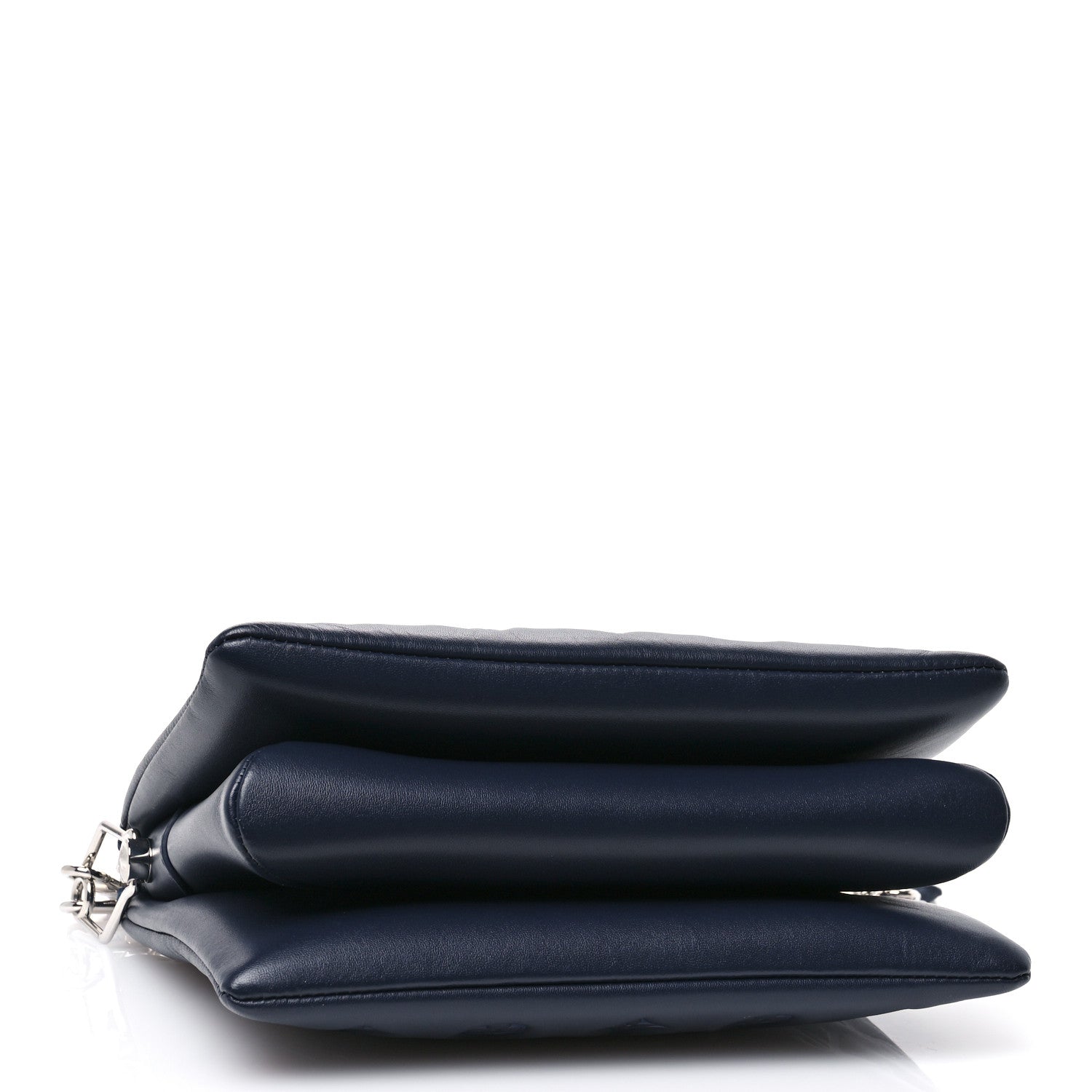 Louis Vuitton Lambskin Embossed Monogram Coussin PM Navy 4 of 9