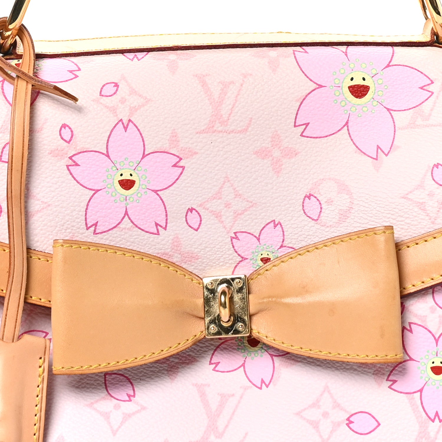 Louis Vuitton Monogram Cherry Blossom Sac Retro Pink 7 of 10