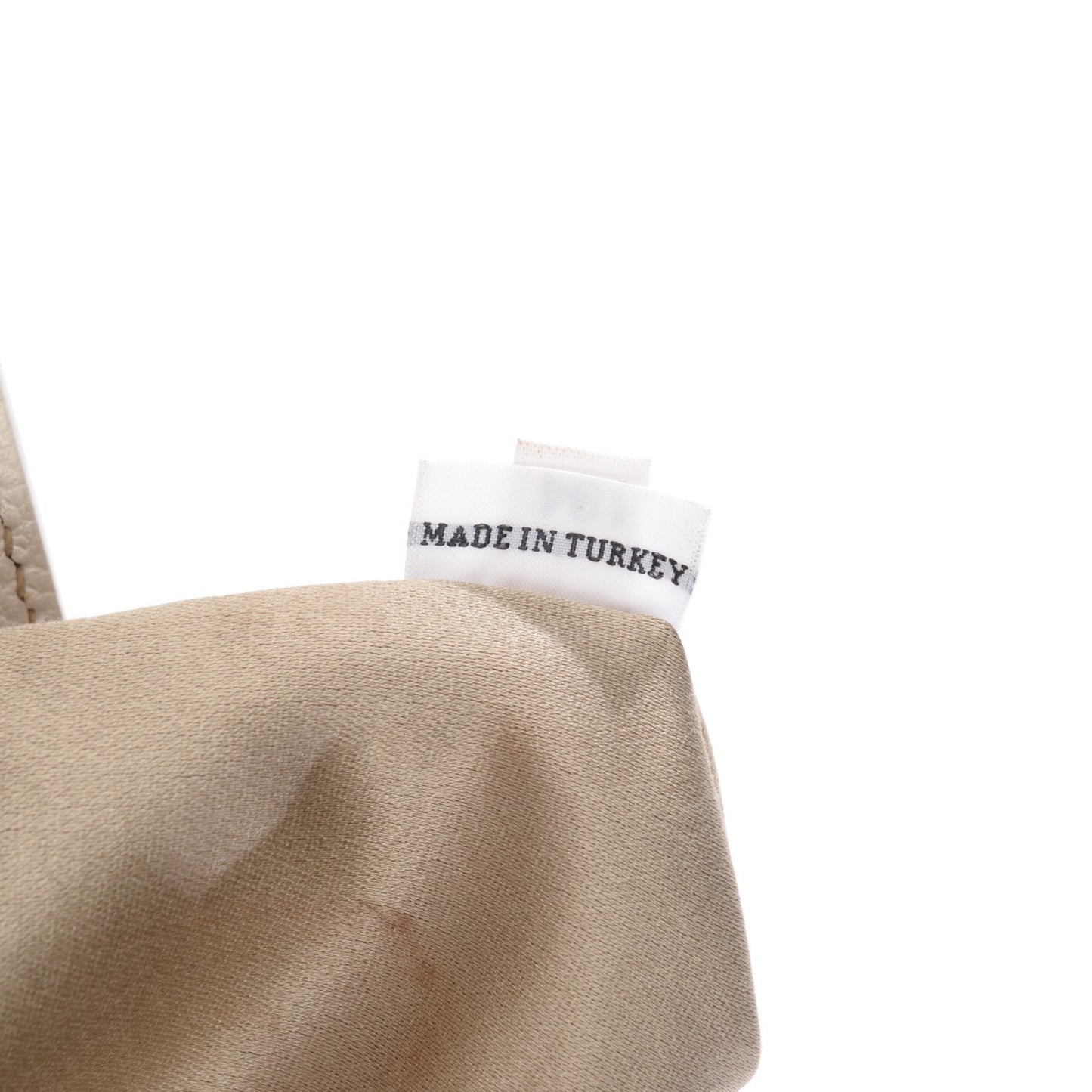 Goatskin Madras Top Handle Tote Bianco