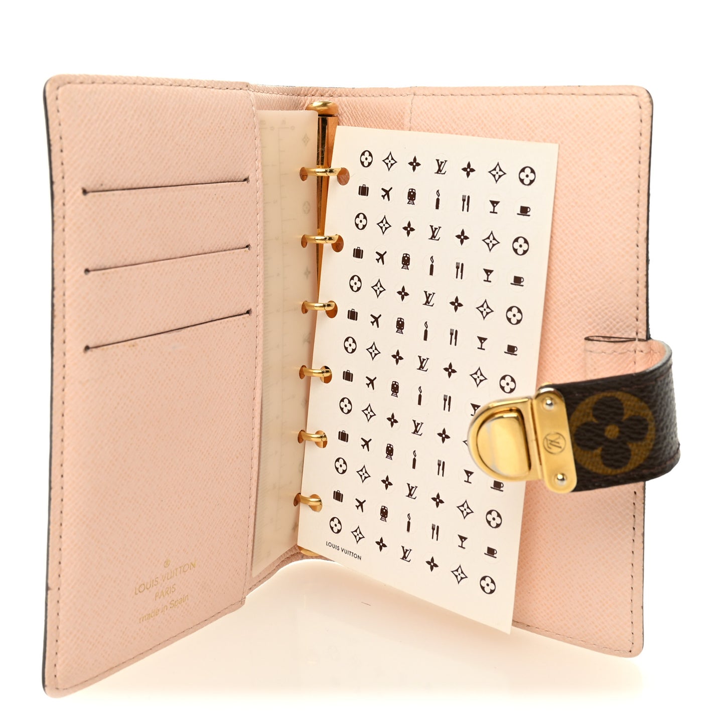 Monogram Koala Small Ring Agenda Cover Rose