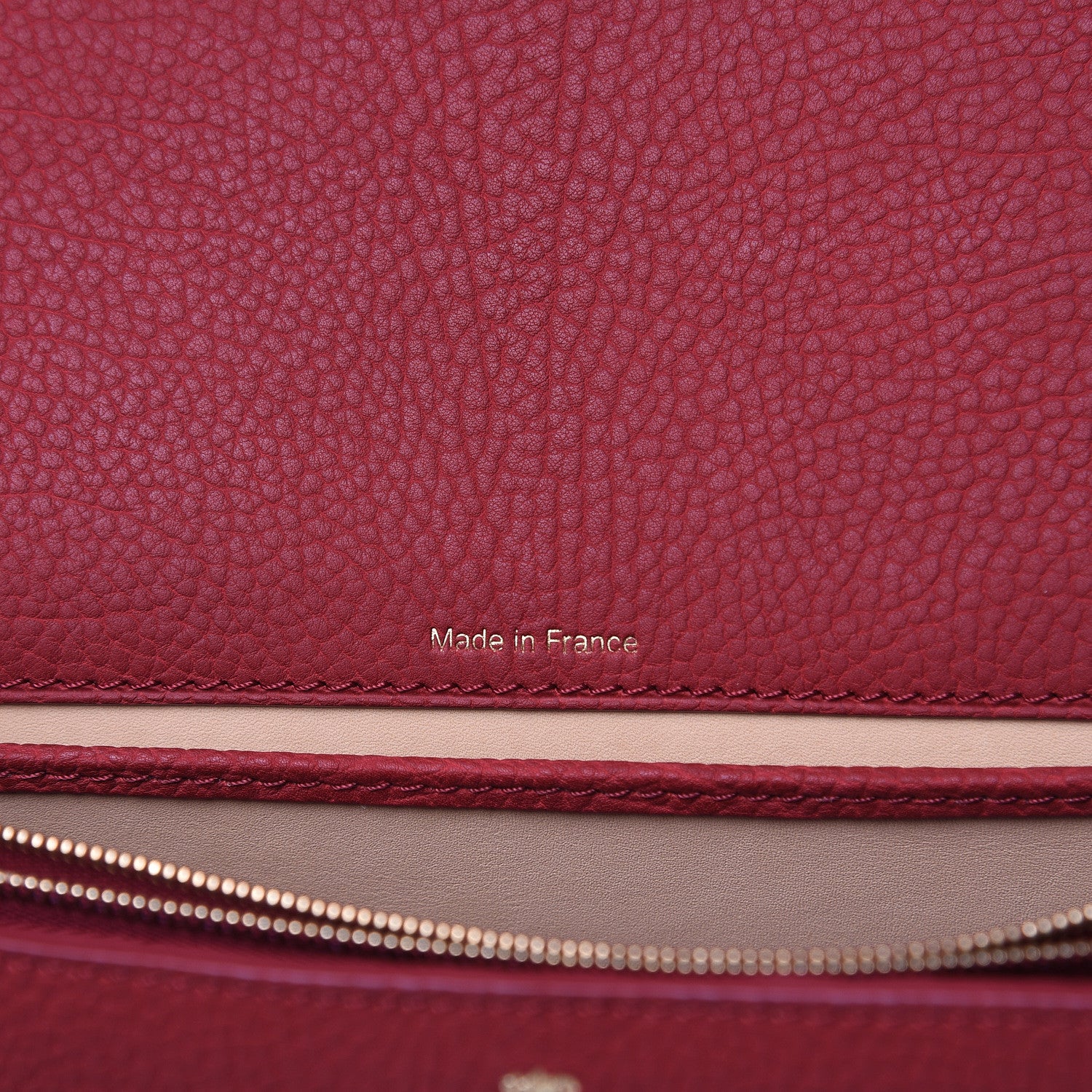 Delvaux Crispy Calfskin Le Mutin Saddle Bag Rouge 7 of 9