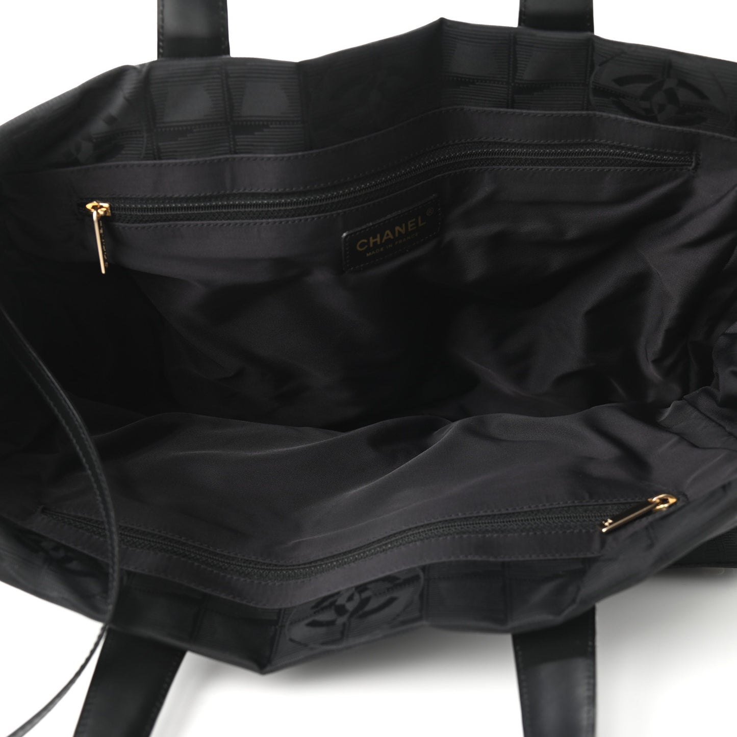 Nylon Medium Travel Tote Black