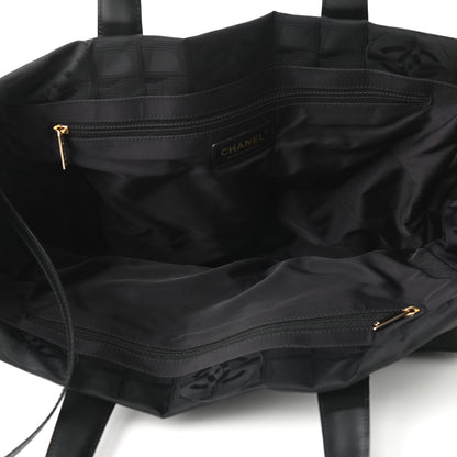 Chanel Nylon Medium Travel Tote Black 5 of 9