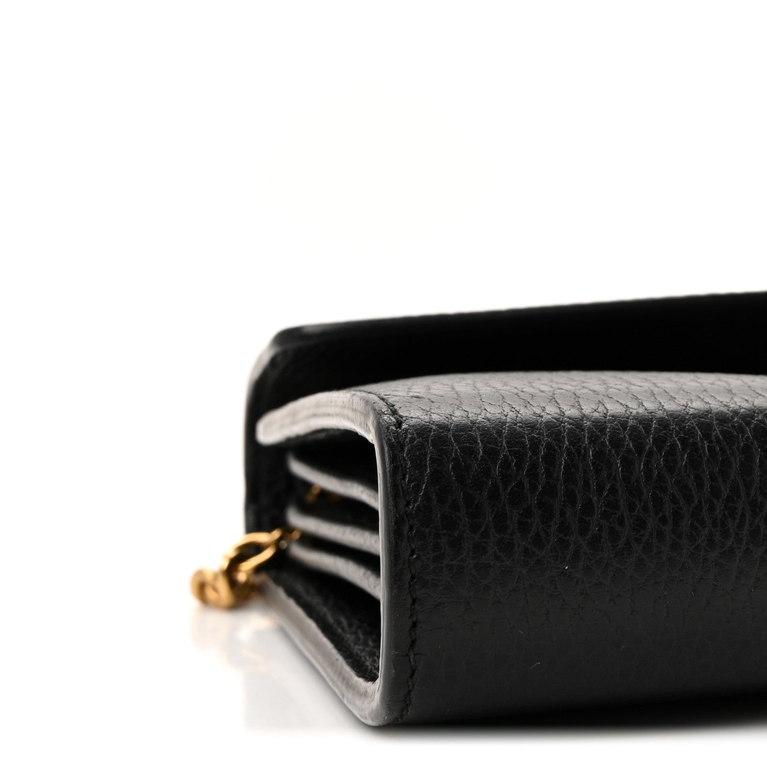 Gucci Calfskin Garden Dionysus Chain Wallet Black 8 of 9