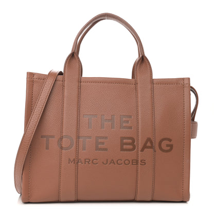 Marc Jacobs Grained Calfskin Medium The Tote Bag Argan Oil 1 of 11