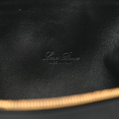 Loro Piana Grained Calfskin L19 Extra Pocket Pouch Black 6 of 10