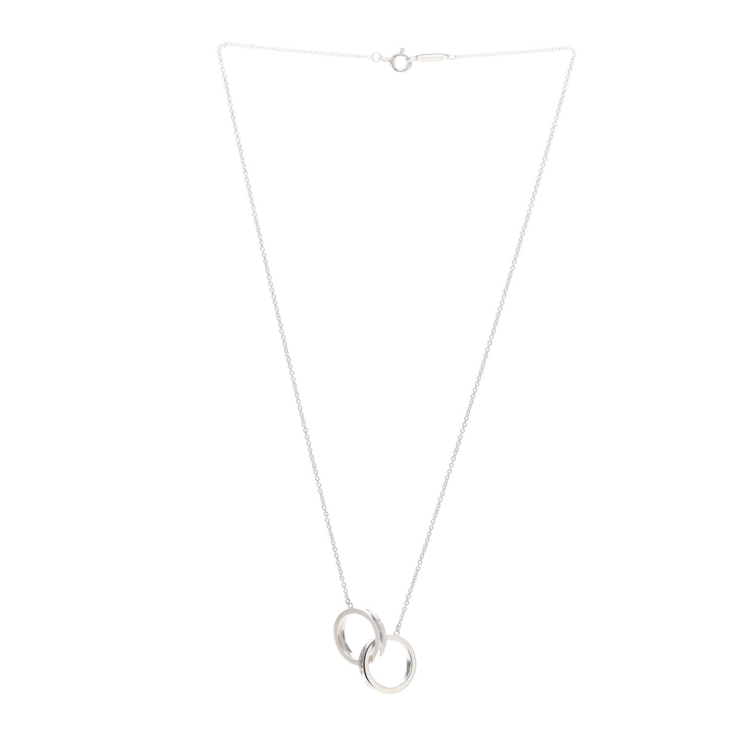 Sterling Silver 1837 Interlocking Circles Pendant Necklace