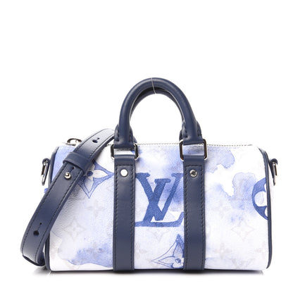 Louis Vuitton Monogram Watercolor Keepall XS Blue 1 of 10