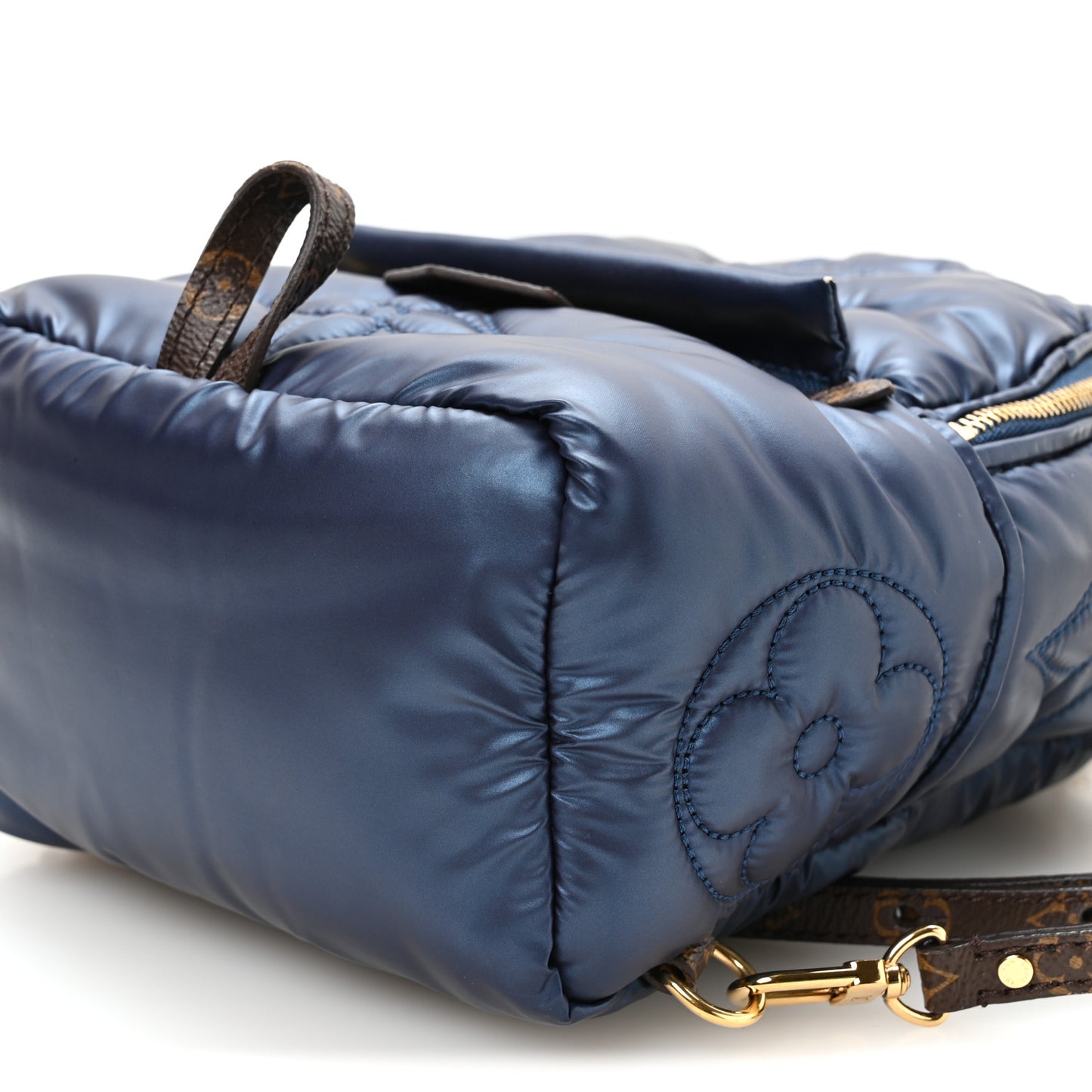 Econyl Mini Monogram Pillow Palm Springs Backpack Mini Navy