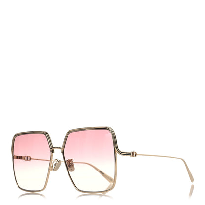 Christian Dior Metal EverDior Square Sunglasses Rose Gold 1 of 8
