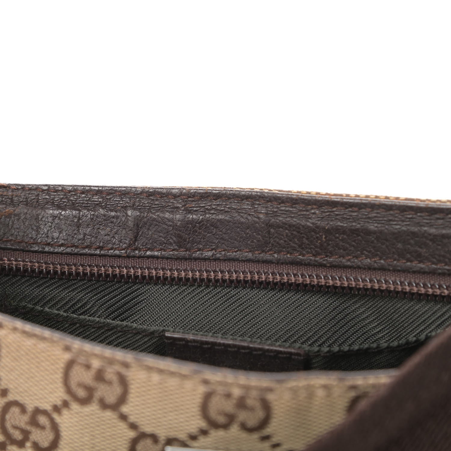 Gucci Monogram Shoulder Bag Dark Brown 14 of 14