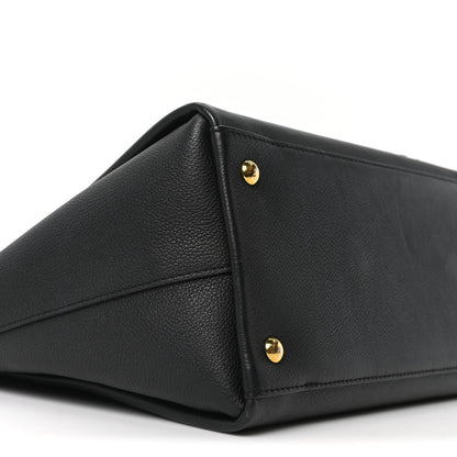 Louis Vuitton Calfskin Lockmeto Black 8 of 9