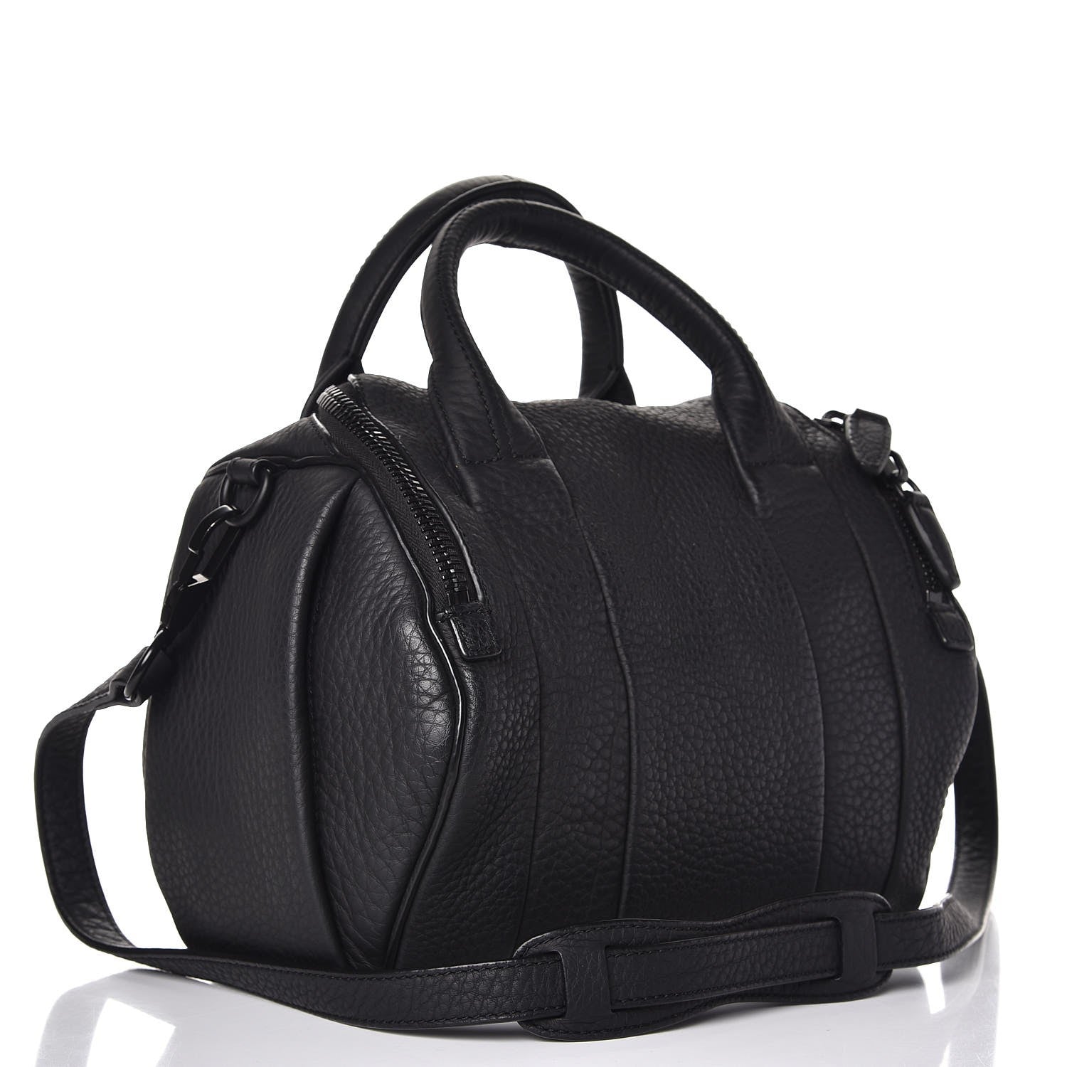 Alexander Wang Pebbled Lambskin Rockie Black Matte Black Hardware 3 of 6