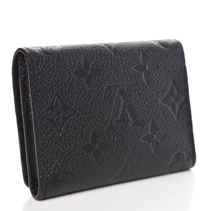 Louis Vuitton Empreinte Business Card Holder Black 3 of 10