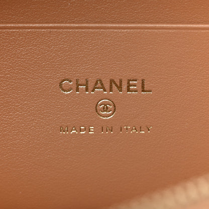 Chanel Caviar Quilted Top Handle Slim Vanity With Chain Brown 6 of 11