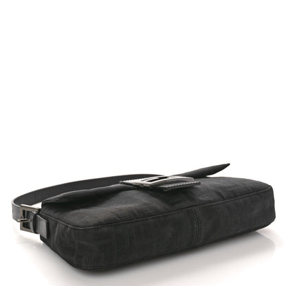 Fendi Nylon Zucca Baguette Black 4 of 10