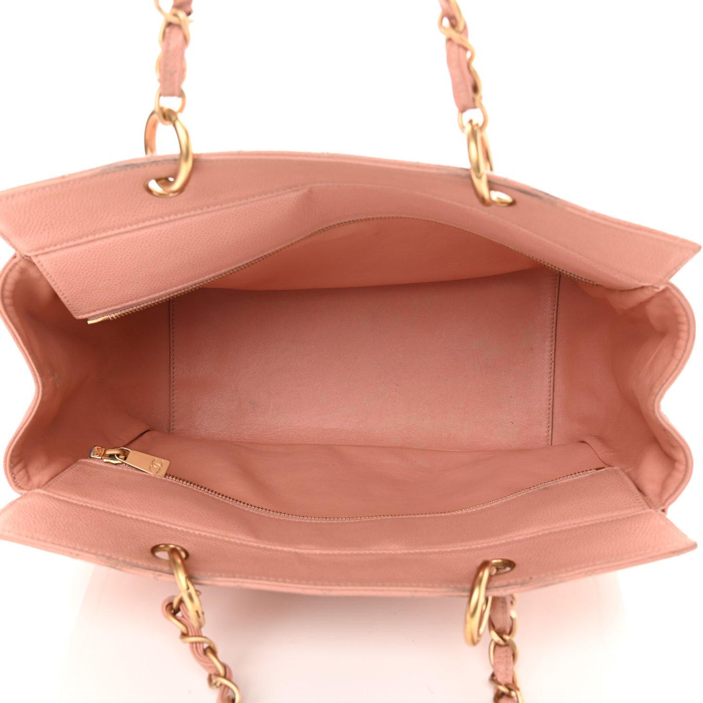 Caviar Quilted Grand Timeless Tote GTT Pink