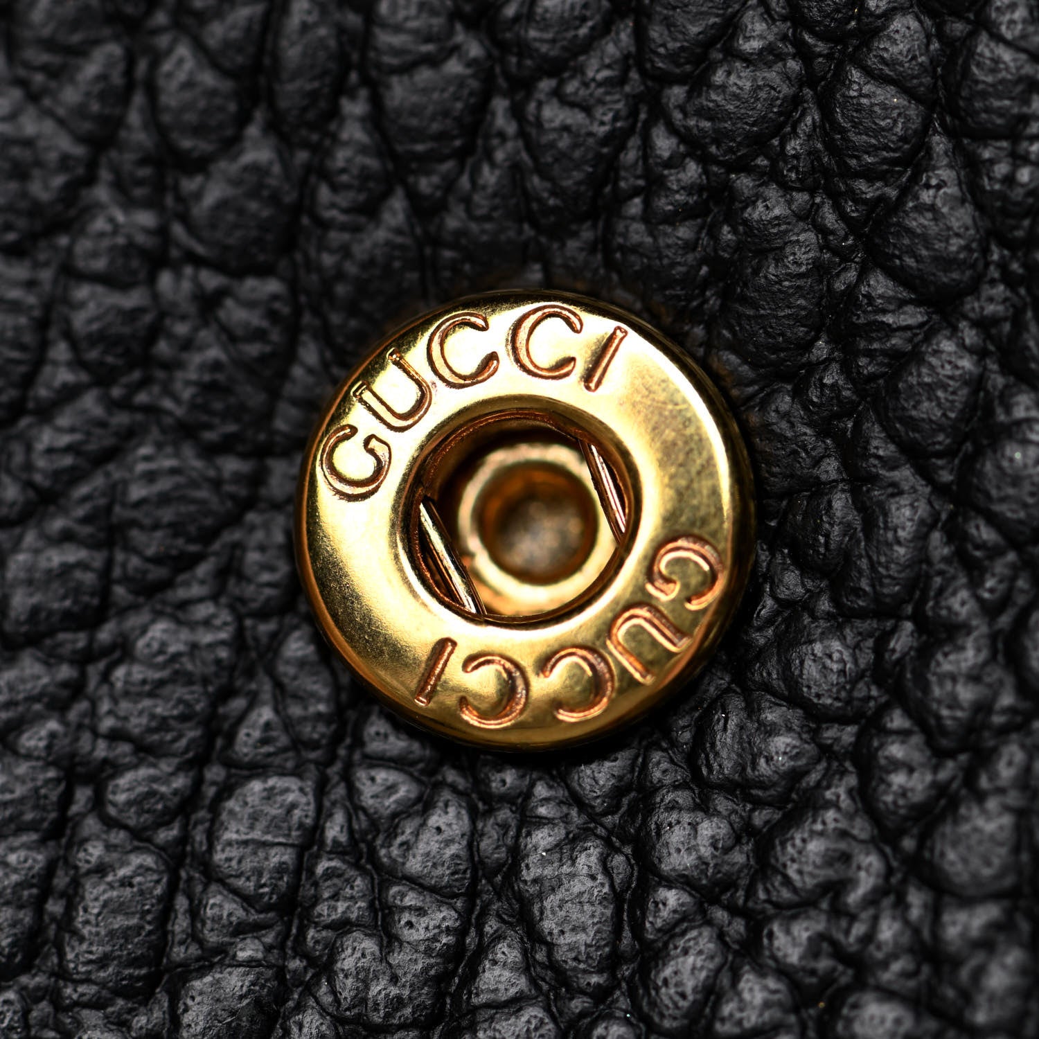 Gucci Dollar Calfskin Double G French Flap Wallet Black 8 of 14