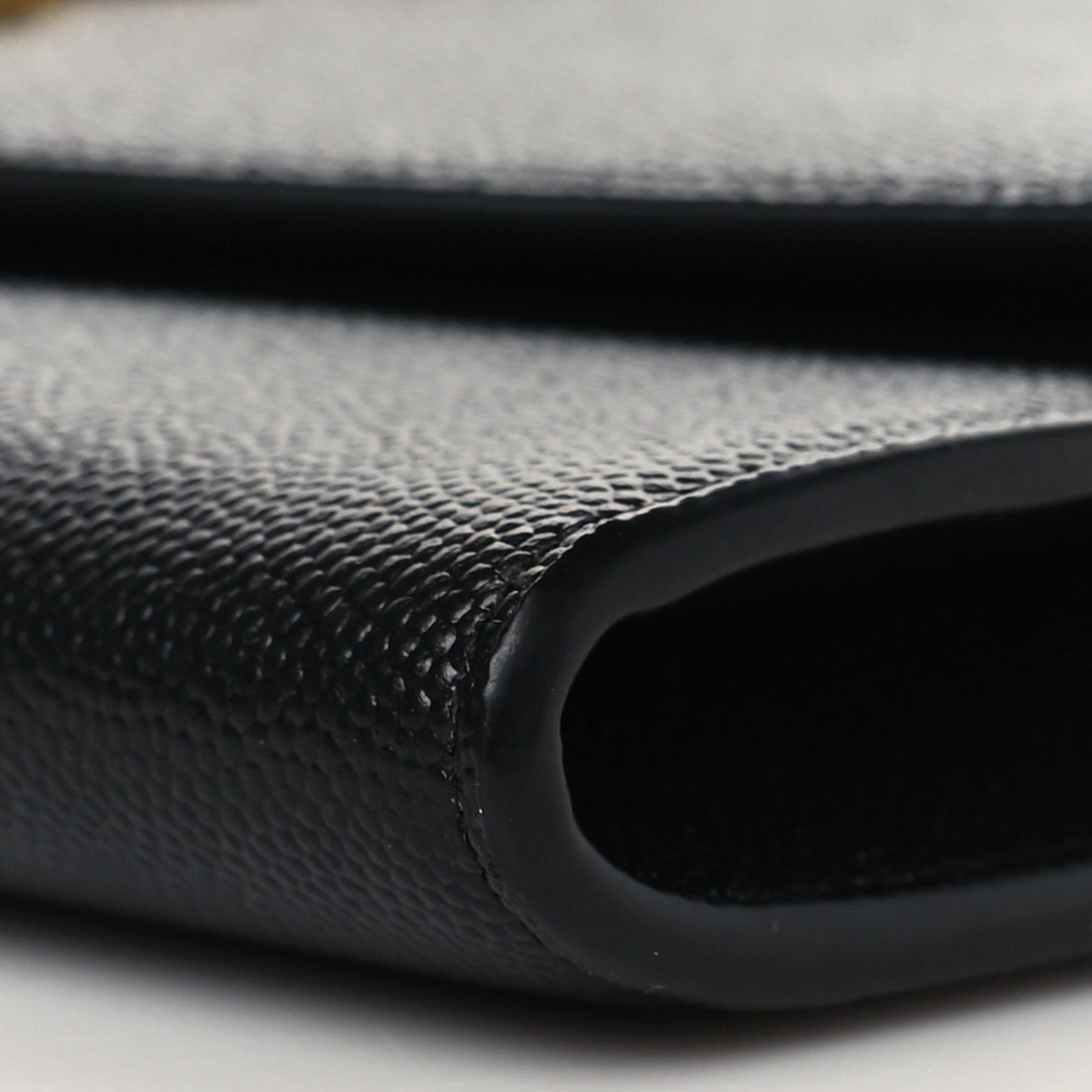 Saint Laurent Grain De Poudre Uptown Chain Wallet Black 11 of 11