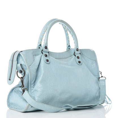 Balenciaga Agneau Classic Hardware City Bleu Dragee 4 of 22