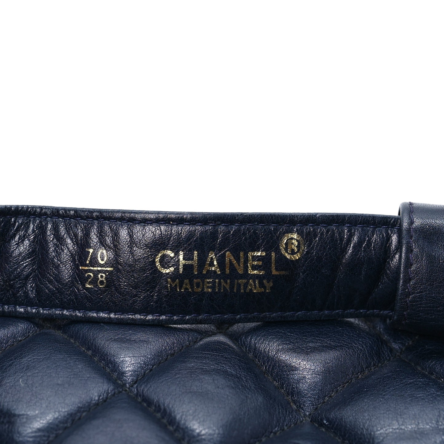 Lambskin Quilted Flap Waist Belt Bag 70 28 Blue