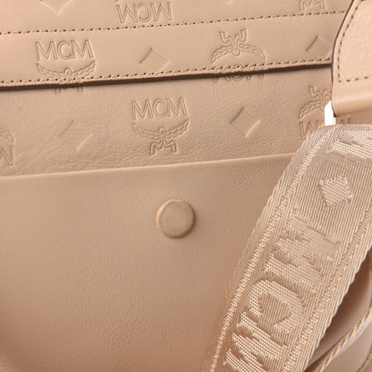 MCM Calfskin Ottomar Monogram Small Original Crossbody Bag New Beige 15 of 16