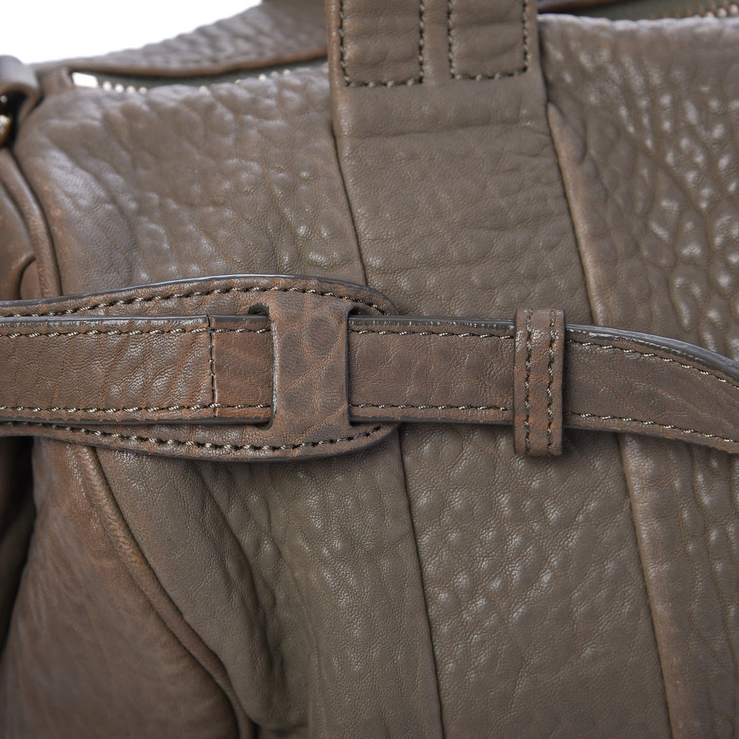 Pebbled Lambskin Rocco Latte