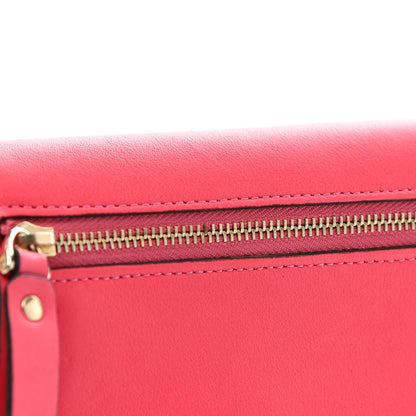 Valentino Garavani Vitello Rockstud Wallet On Strap Deep Rose 9 of 11