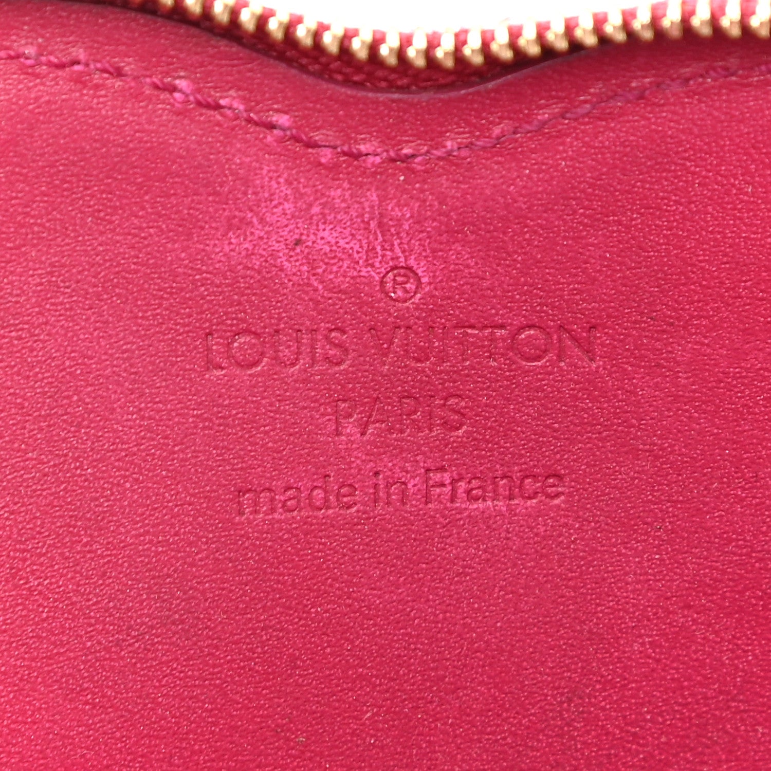 Louis Vuitton Vernis Heart Coin Purse Rose Indien 6 of 14