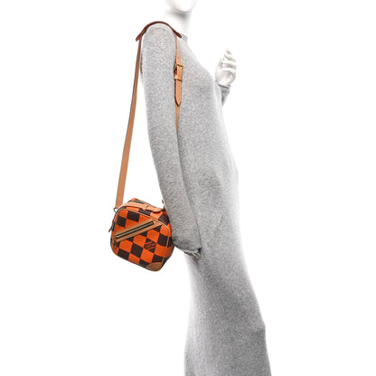 Louis Vuitton Damier Pop Chess Messenger Orange 2 of 9