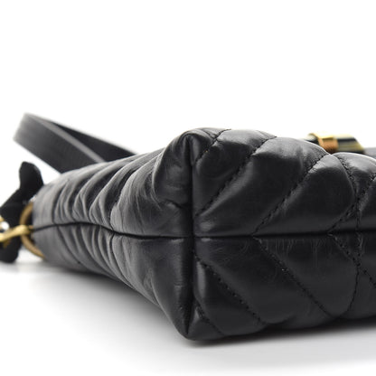 Lanvin Lambskin Quilted Small Happy Shoulder Bag Black 8 of 10