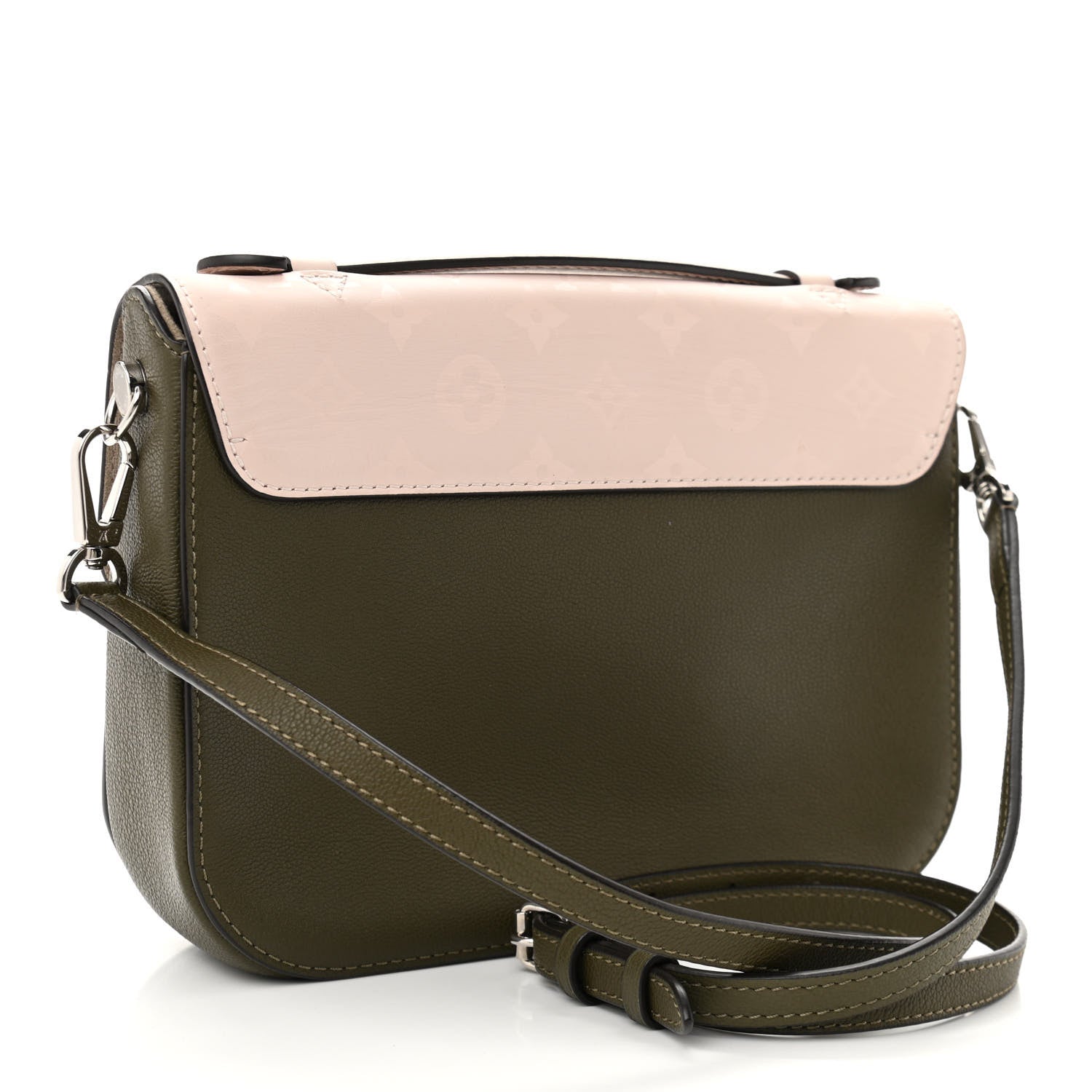 Louis Vuitton Calfskin Very Messenger Kaki 3 of 10