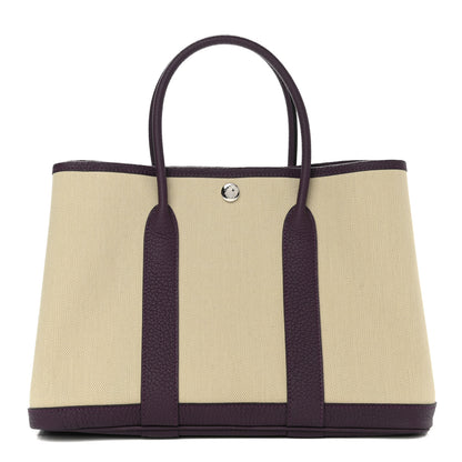 Hermes Toile Militaire Negonda Garden Party 30 TPM Beton Cassis 1 of 11