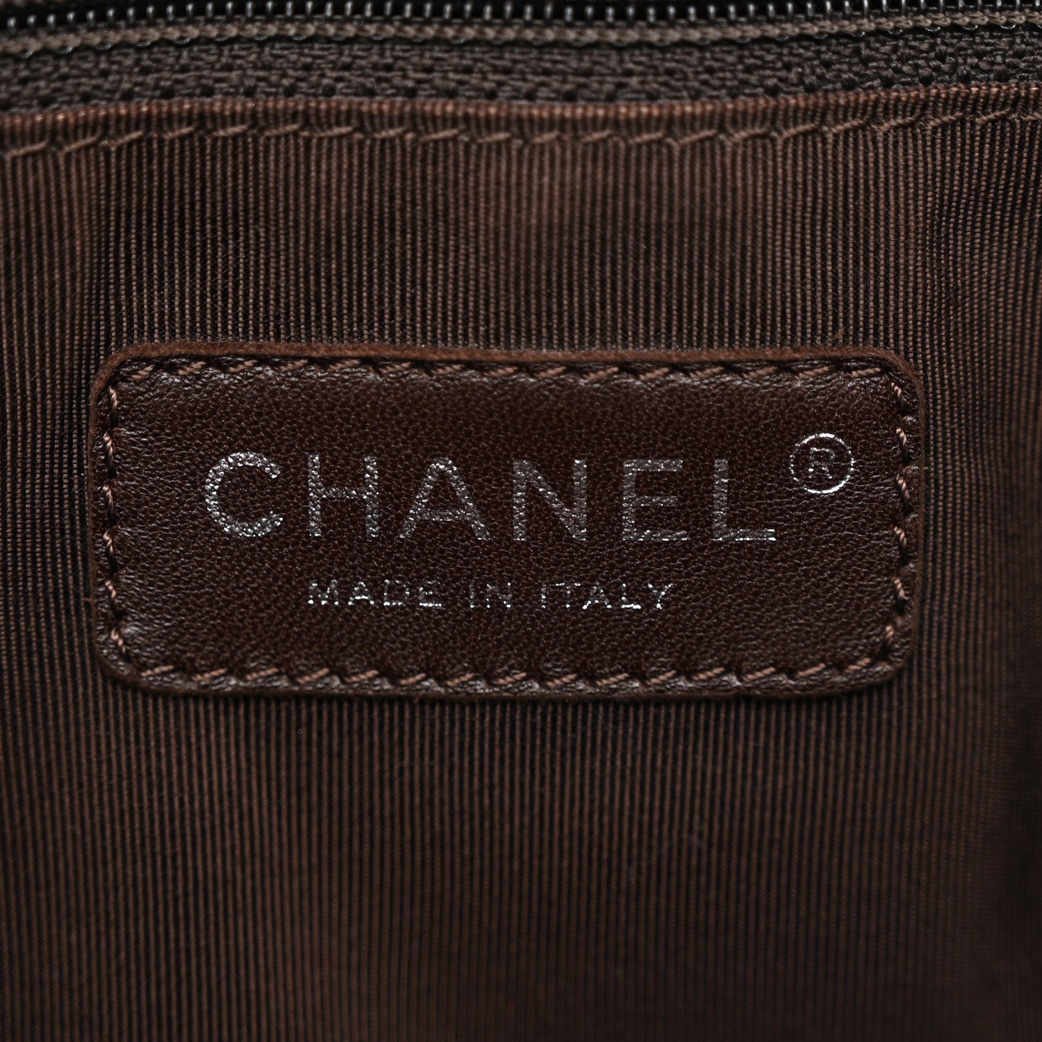 Chanel Caviar Quilted Grand Shopping Tote GST Dark Brown 7 of 13