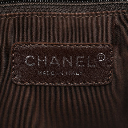 Chanel Caviar Quilted Grand Shopping Tote GST Dark Brown 7 of 13