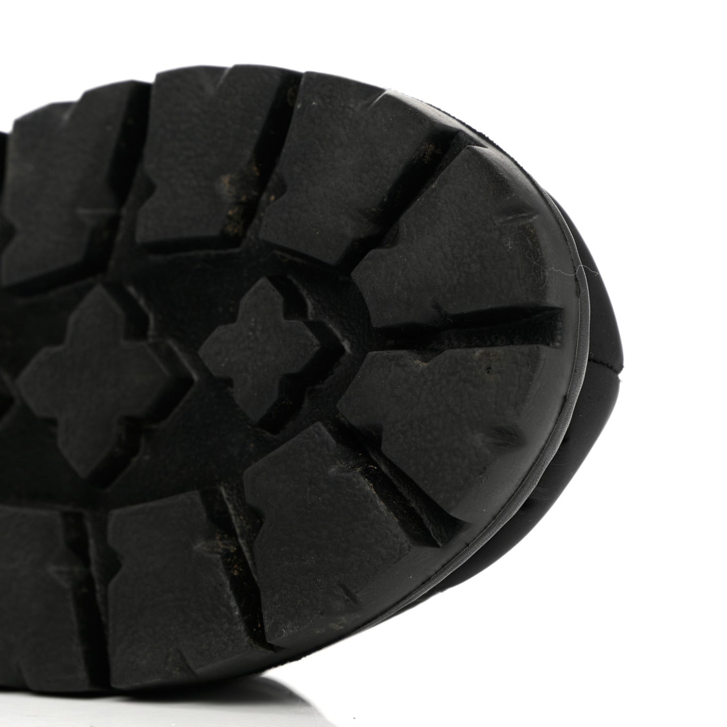 Re-Nylon Piuma Triangle Logo Padded Drawcord Rush 20mm Slippers 38 Black