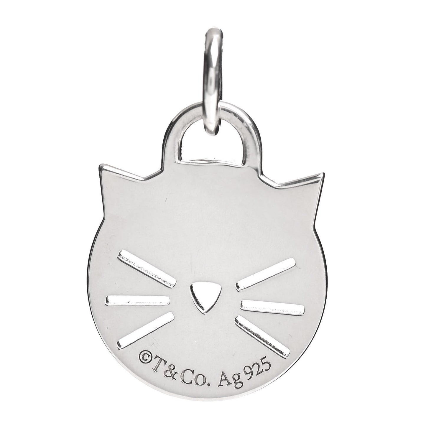 Sterling Silver Return to Tiffany Cat Charm