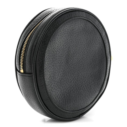 Gucci Textured Calfskin Web Ophidia Round Wrist Wallet  Black 3 of 7