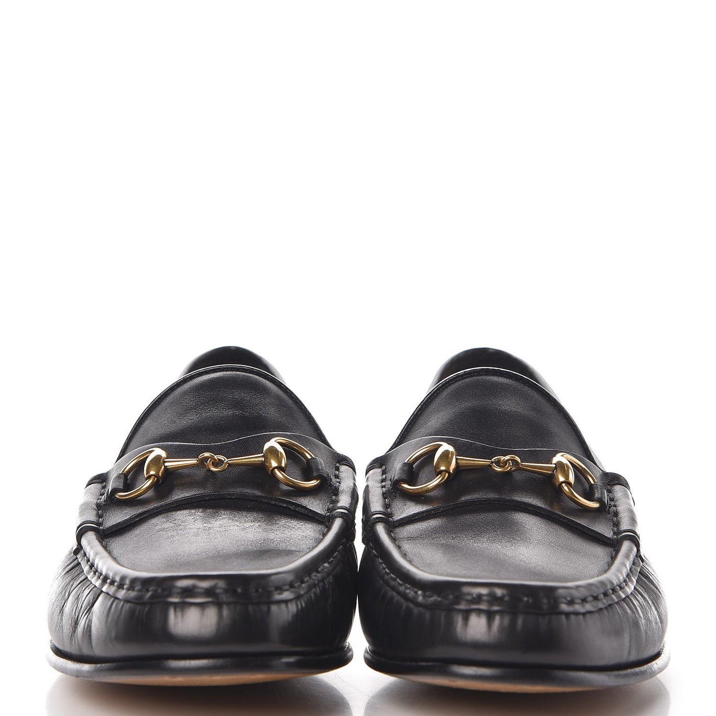 Calfskin Womens 1953 Horsebit Loafers 38.5 Black