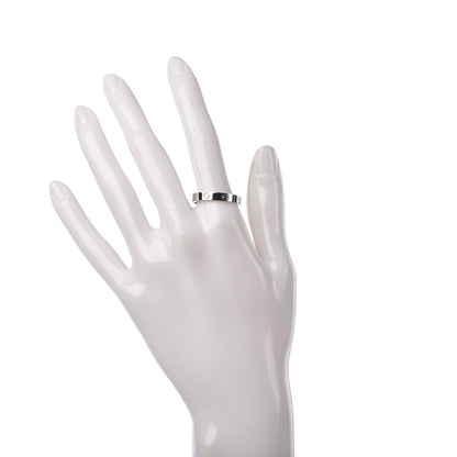 Cartier 18K White Gold 3.5mm LOVE Wedding Band Ring 61 9.5 4 of 10