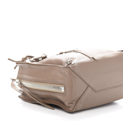 Balenciaga Calfskin Papier Mini A4 Zip Around Tote Beige Sable 9 of 12