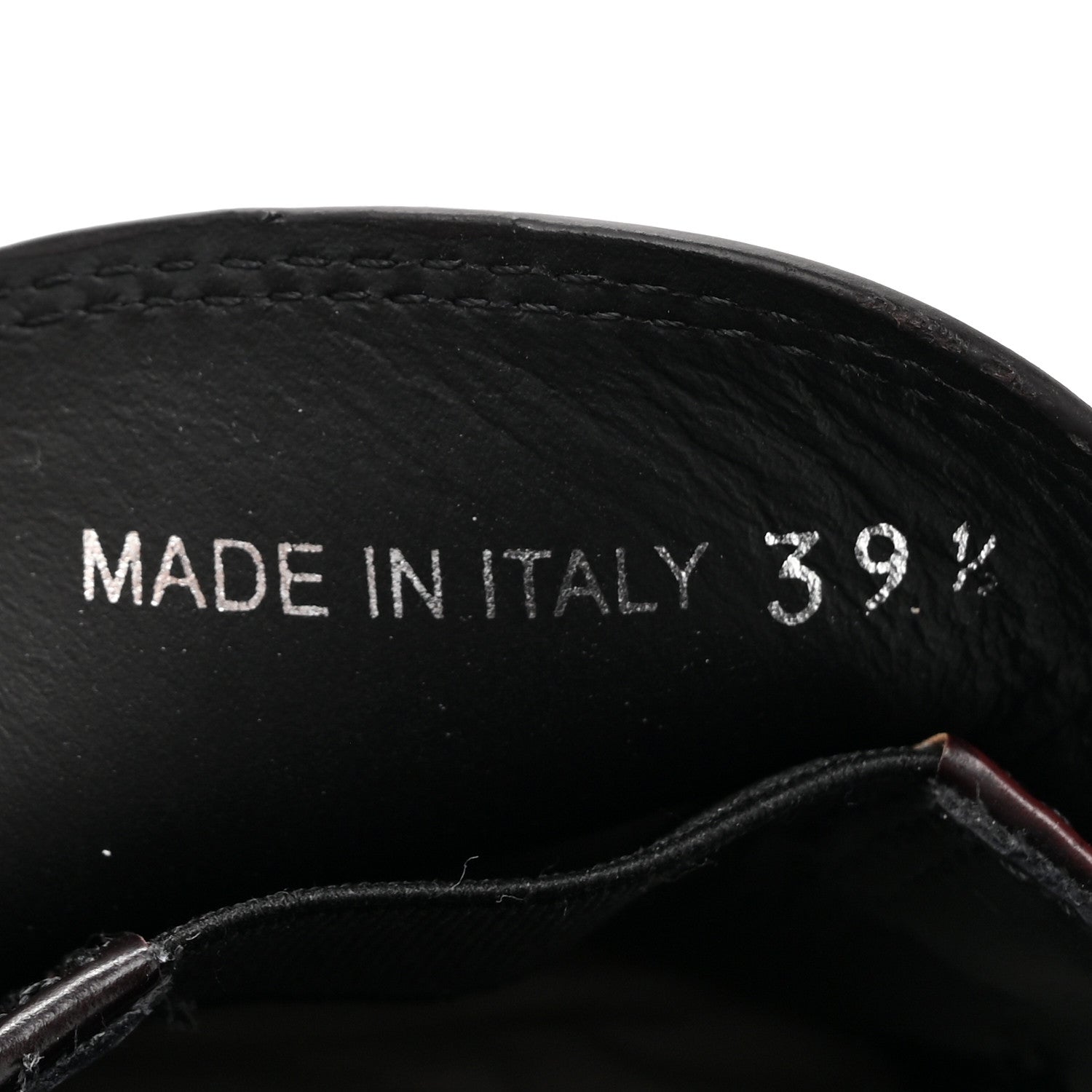 Prada Spazzolato Metal Triangle Logo 50mm Loafers 39.5 Cordovan 8 of 9