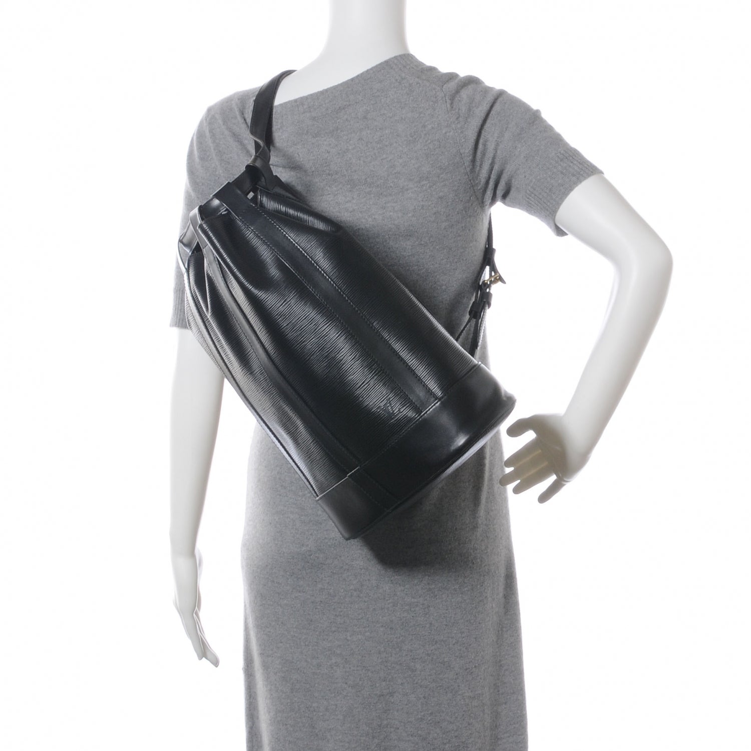 Louis Vuitton Epi Randonnee PM Black 2 of 9