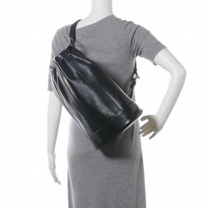 Louis Vuitton Epi Randonnee PM Black 2 of 9