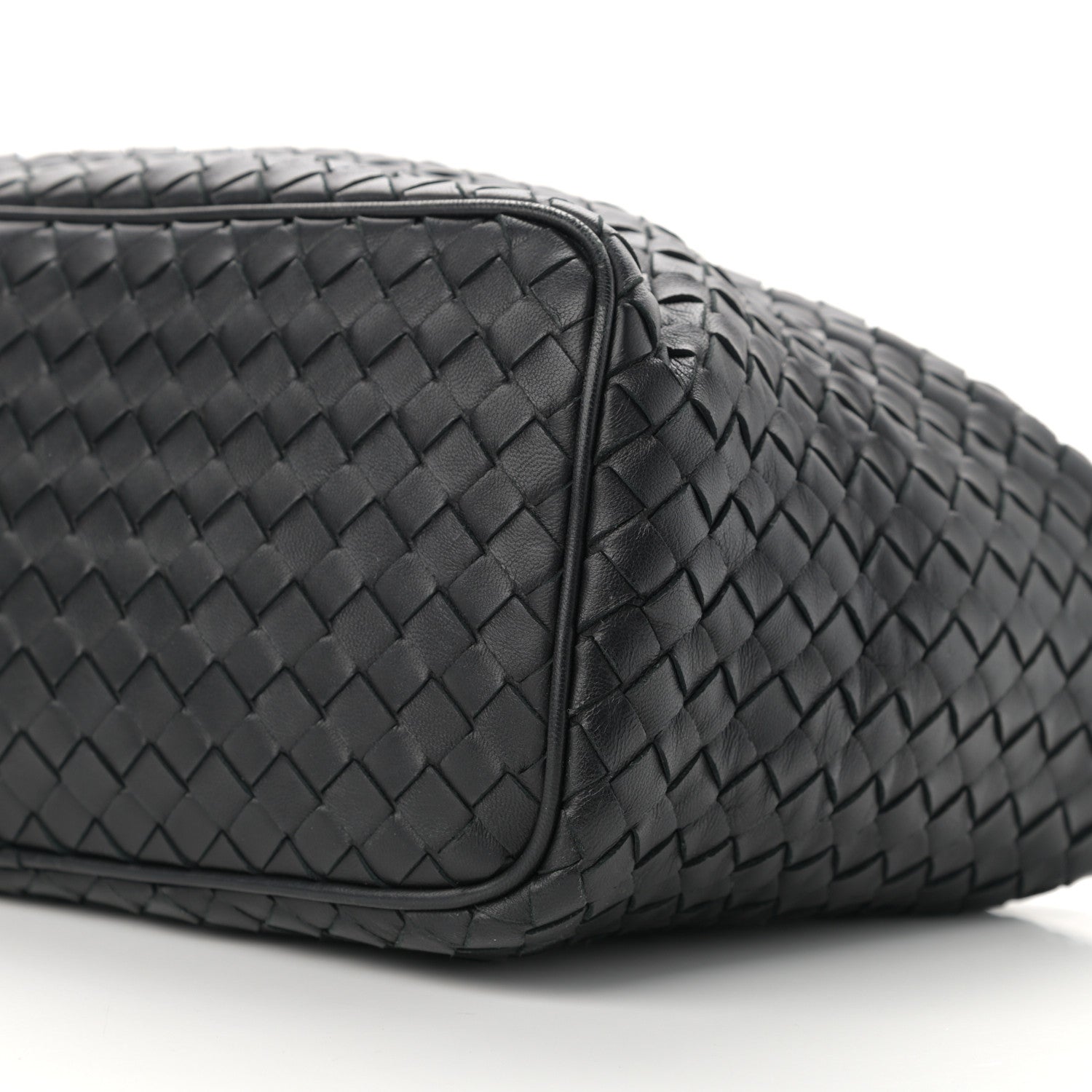 Bottega Veneta Nappa Intrecciato Small Shoulder Bag Black 10 of 10