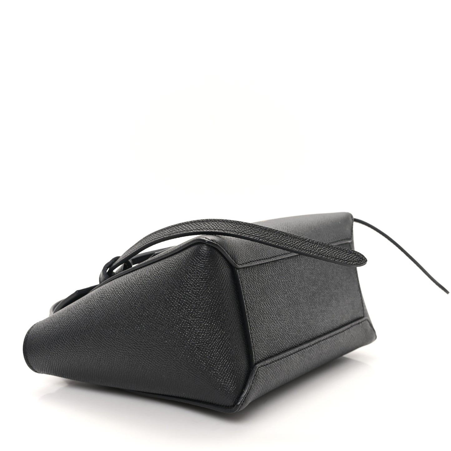 Grained Calfskin Nano Belt Bag Black