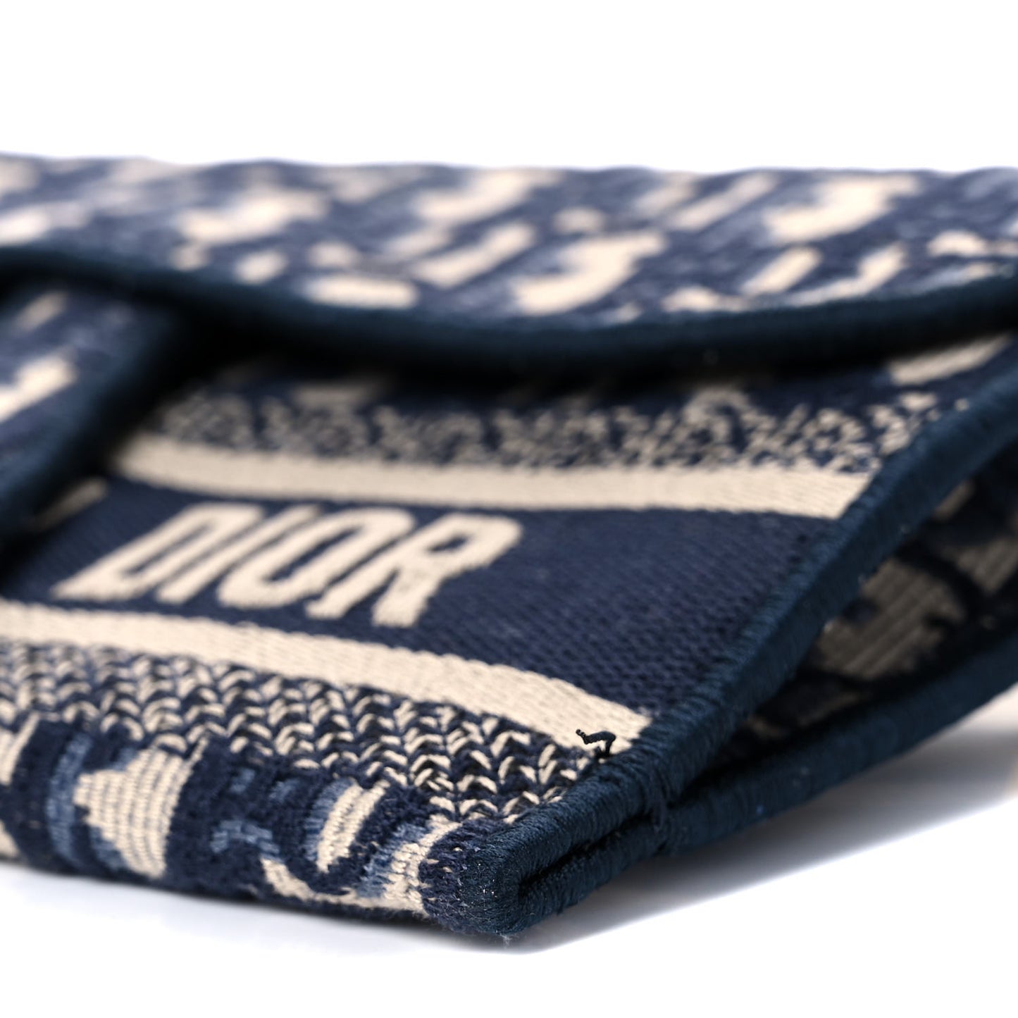 Oblique Slim Saddle Pouch Blue